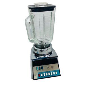 Oster Osterizer Pulse Matic Multi 7 Speed Chrome Blender Vintage MCM Rare VeryGC